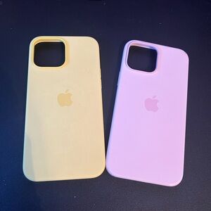 Apple silicone iPhone case bundle